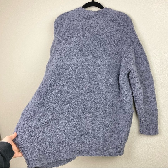 Barefoot Dreams Women’s Medium Cozy Chic Knit Open Front Cardigan Sweater Purple - Picture 16 of 16